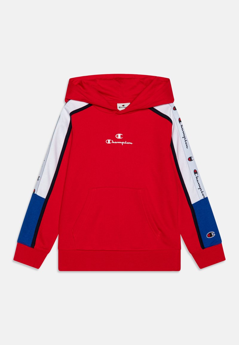 Champion RETRO HOODIE TAPE UNISEX - Jersey con capucha - red/black