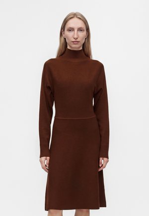 BOSS, FAEDRA - Jumper dress - brown overflow