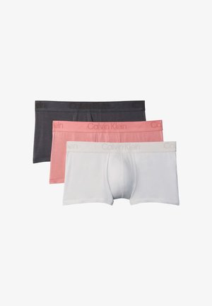 Calvin Klein, LOW RISE TRUNK 3PK - Trunks - ashford grey dusty blush ligh