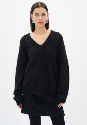 ZEENIA - A-vonalú szoknya - black