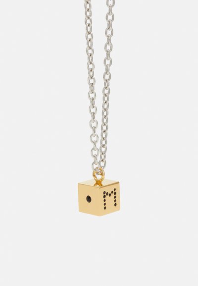 Marni CHAIN NECKLACE WITH DICE CHARM - Kaelakee - palladium-coloured