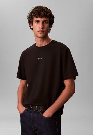 Calvin Klein TEE - T-shirts basic - black
