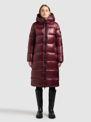 khujo NASHI - Zimný kabát - mahagoni red