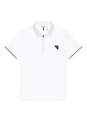 IN MERCERIZED WITH INJECTION LOGO PATCH - Polo - white