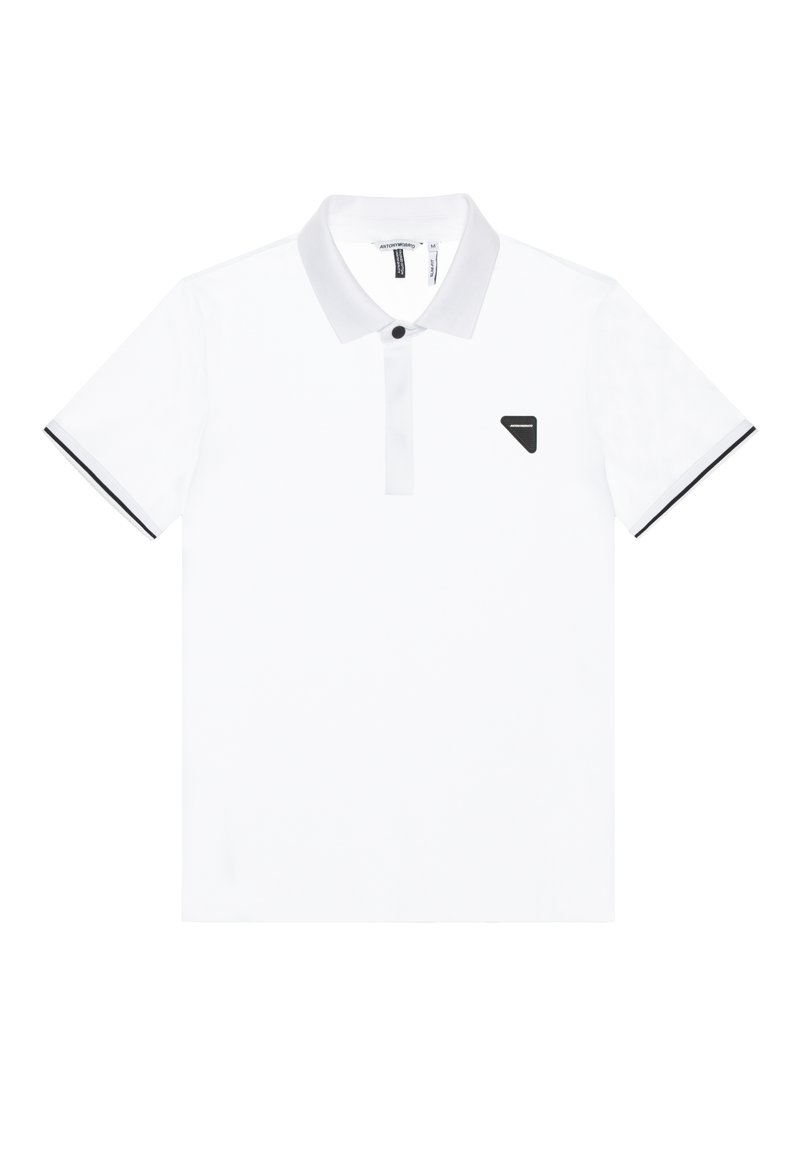 Antony Morato IN MERCERIZED WITH INJECTION LOGO PATCH - Polo - white