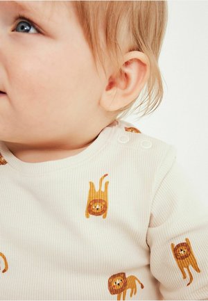 Minories, RIBBED BODYSUIT WITH ROOM-TO-GROW DESIGN UNISEX - Body - beige