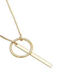Elli Y-SHAPE GEO - Halskæder - gold-coloured