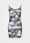 PRIDE MESH - Rochie din jerseu - multicolor/grey