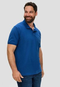 s.Oliver BASIC KNOPFLEISTE KRAGEN STÜCK - Polotričko - blau