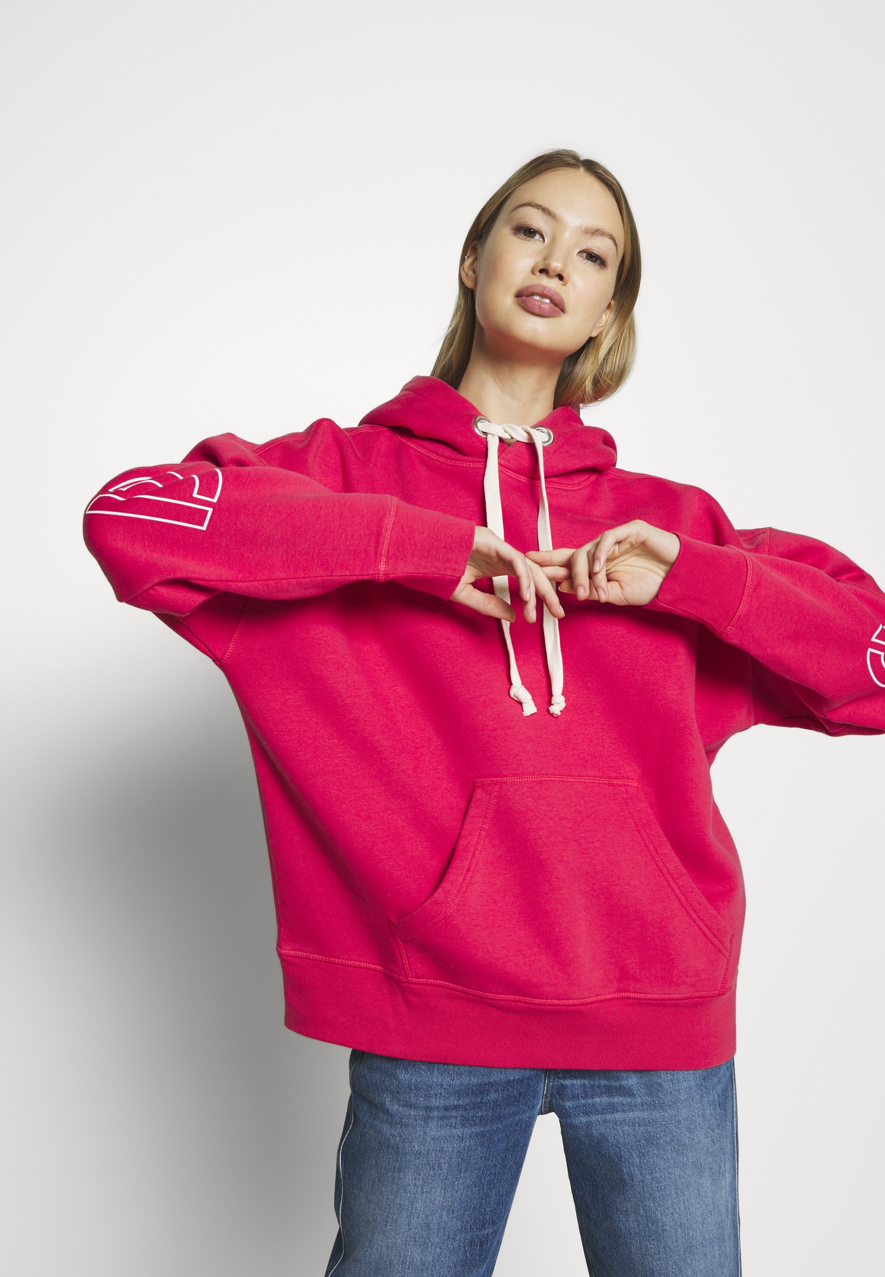 CLOSED WOMEN Hoodie geranium CLOSED WOMEN Hoodie geranium