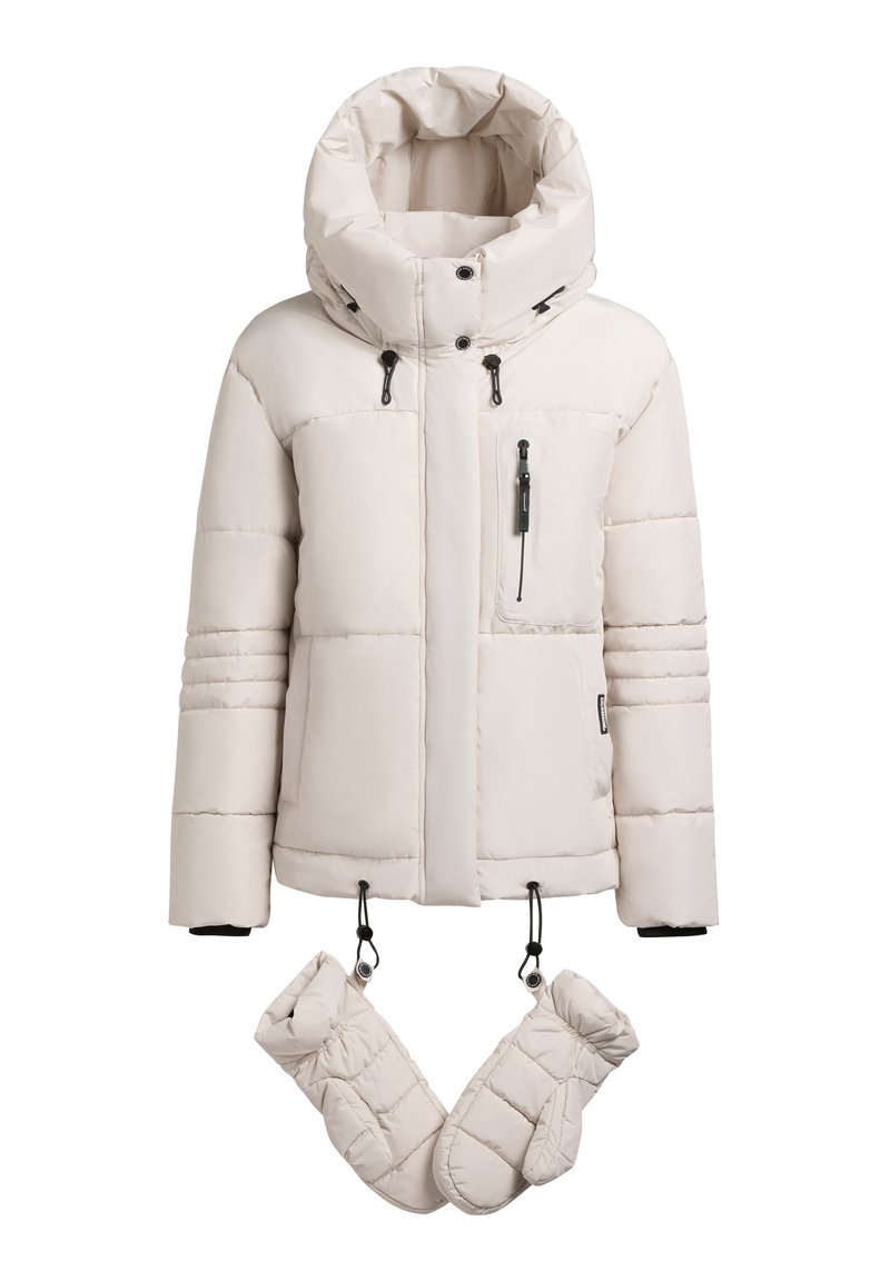 khujo PEEKE SET - Winterjas - weiß