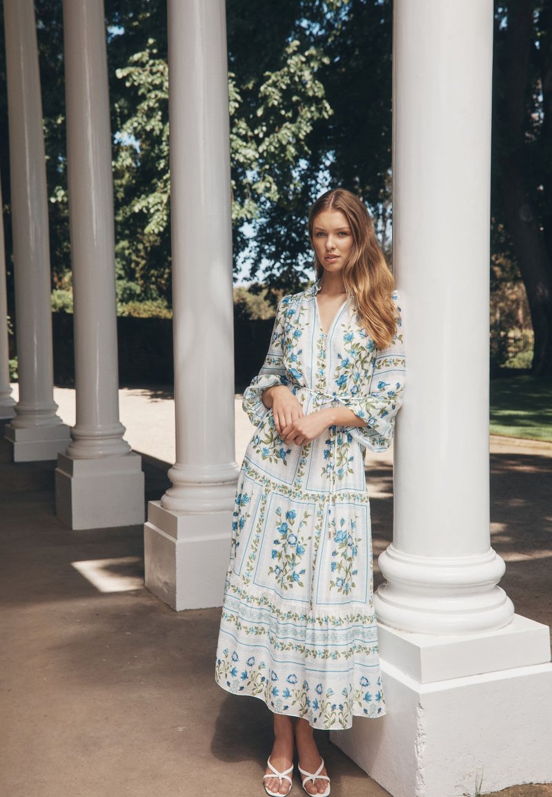Abito Donna Elegante A Maniche Lunghe - Scollo Quadrato, Tessuto Viscosa, Per Cerimonie E Tempo Libero - Foto 12