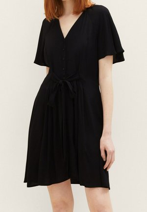 TOM TAILOR DENIM Robe chemise - black