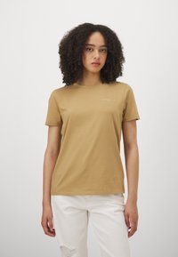 Tommy Hilfiger MINI LOGO - Jednoduché tričko - classic khaki