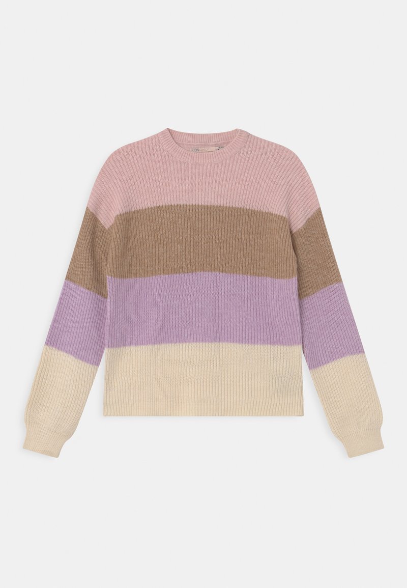 ONLY GIRLS KOGSANDY NOOS - Pullover - sepia rose/toasted coconut/crocus petal/whitecap gray