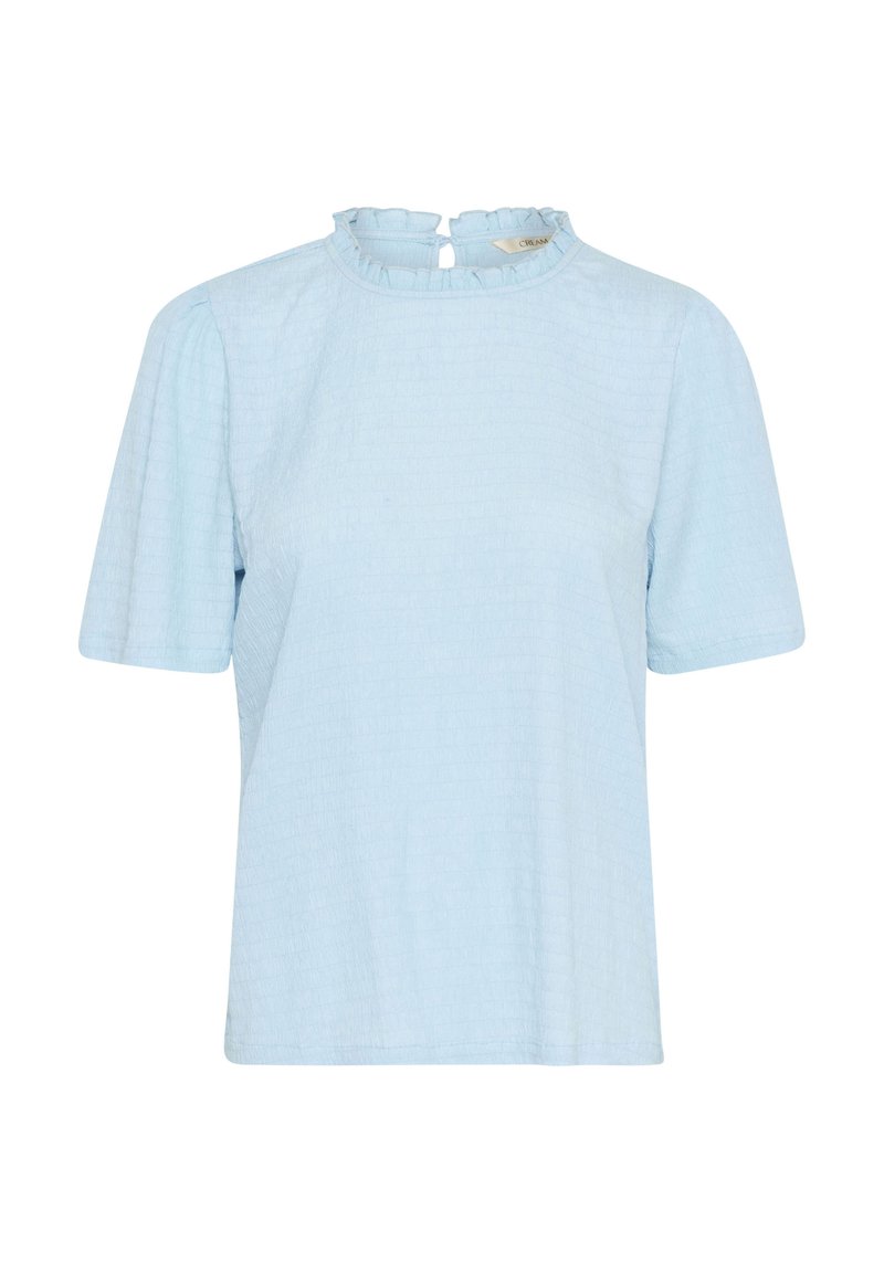 Cream Blouse lichtblauw