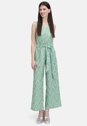 MIT BINDEGÜRTEL - Combinaison - mint green