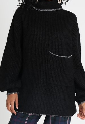 Strickpullover - black