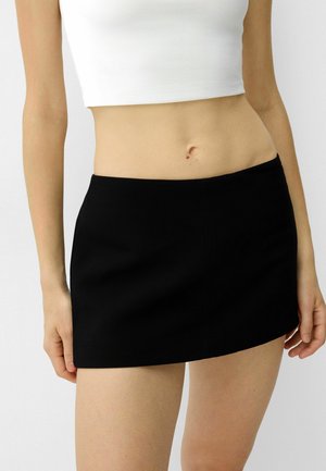 Shorts - black denim