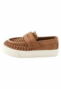 Next - WIDE FIT  - Instappers - tan brown Miniatuurafbeelding 1