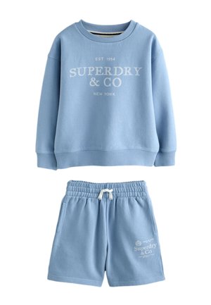 Superdry & Co REGULAR FIT SET  - Jogginghose - light blue