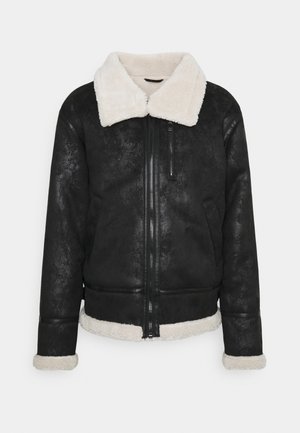 Sixth June Giacca in similpelle - black