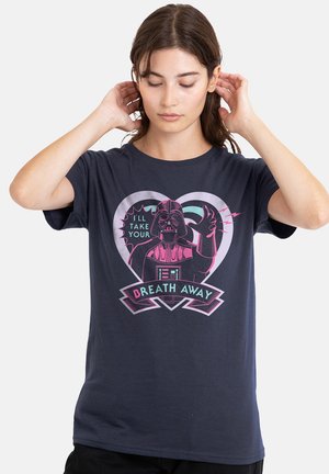 STAR WARS DARTH VADER TAKE YOUR BREATH AWAY - Print T-shirt - dark blue