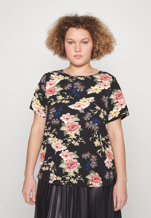 ONLY CARMAKOMA JULES BLUSE - SORT main image 0