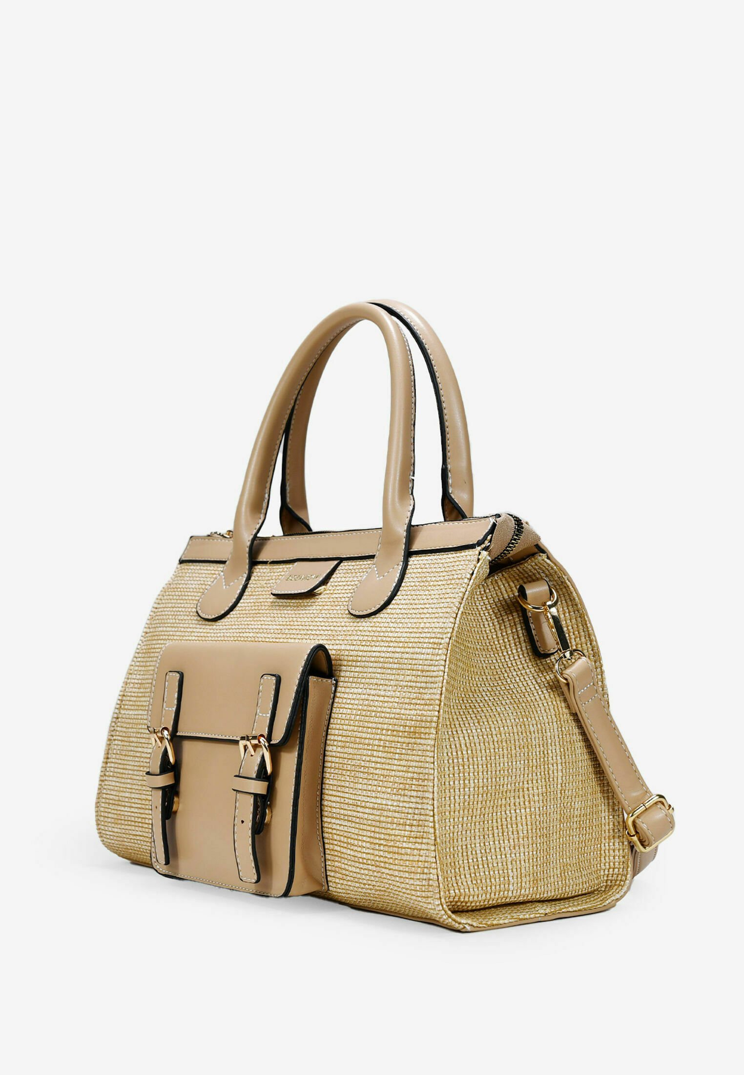 Bosanova EN RAFIA - Bolso de mano - tostado/marrón claro - Zalando.es