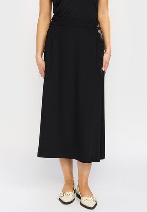 OLINE - A-linjekjol - black