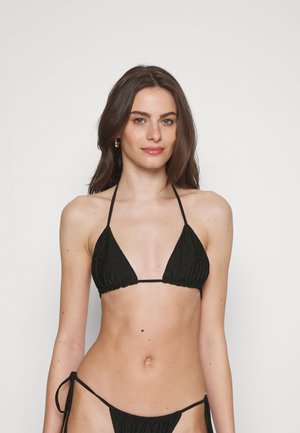Frankies Bikinis TIA EYELET - Bikini pezzo sopra - black