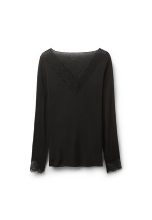 Intimissimi V-NECK ULTRALIGHT - Camiseta de manga larga - black