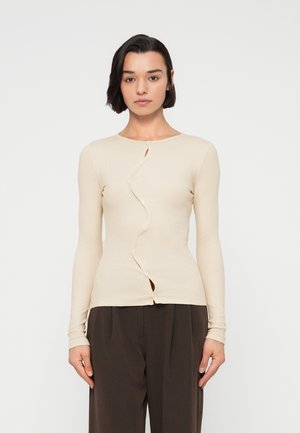 SAMANTHA LONGSLEEVE - Bluza - beige