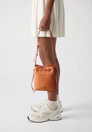 SECCHIELLO MINI  - Handbag - orange/antique gold-coloured