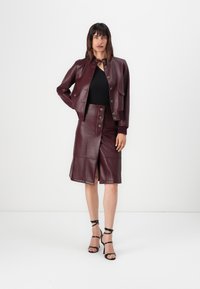TWINSET COATED SKIRT - A-line skirt - wine tasting