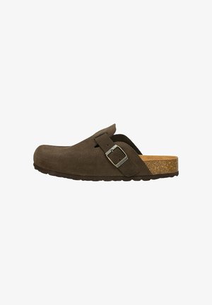 Wojas, KLAPKI DAMSKIE - Pantolette flach - brown