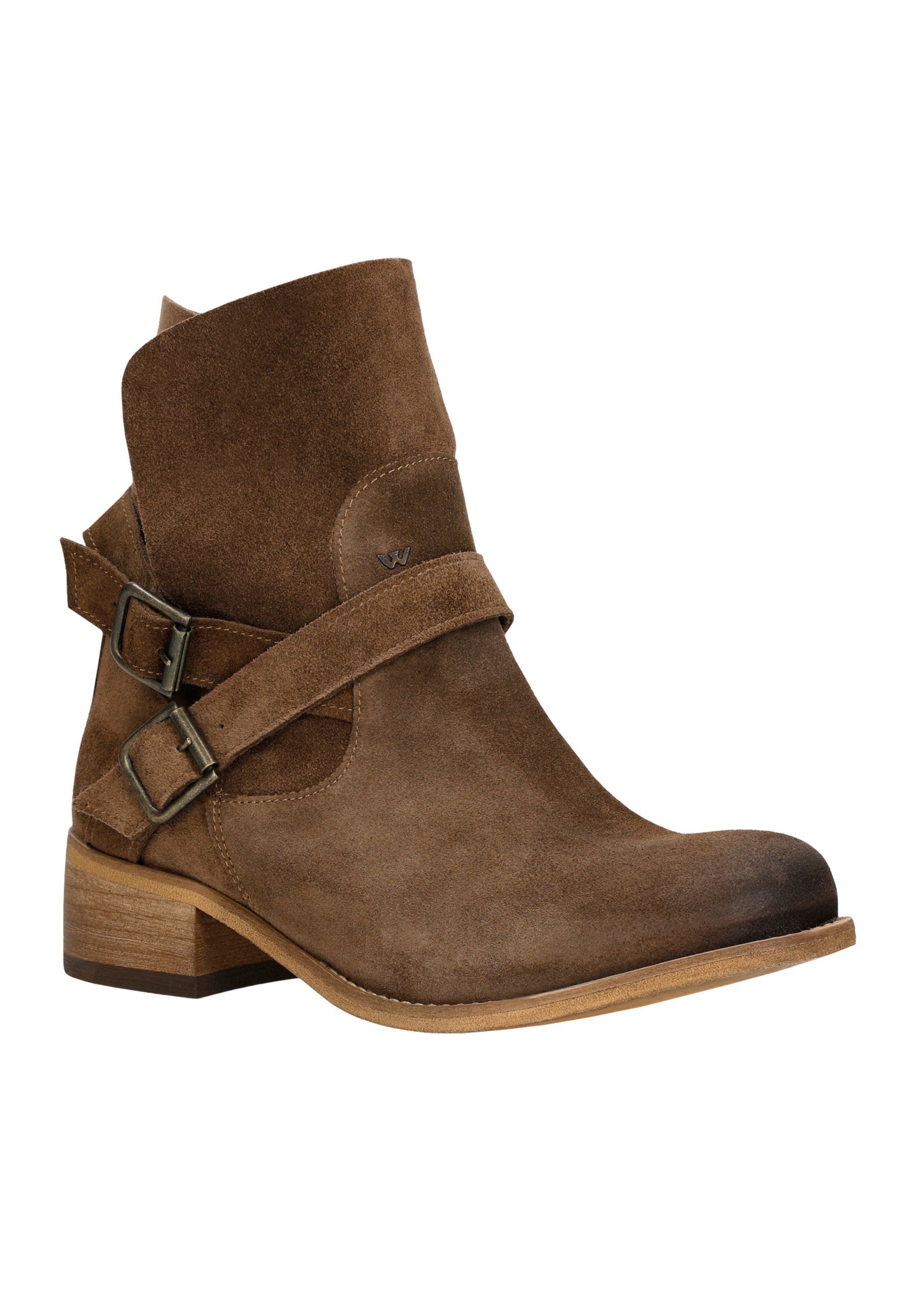 Wojas Botki kowbojki i motocyklowe/brązowy - Zalando.pl