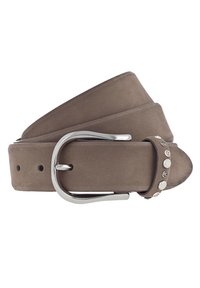 b.belt LEDER-NIETENGÜRTEL ANNE - Ceinture - taupe