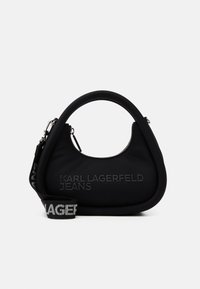 PUFFY TOP HANDLE - Borsa a mano - black