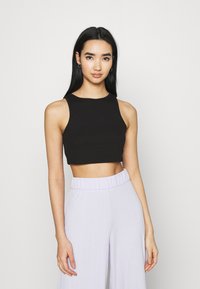 VILA VIFELIA CROPPED TANK TOP 2PACK - Top - lavender/black