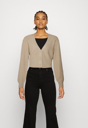 DETAIL CARDIGAN - Cardigan - feather grey