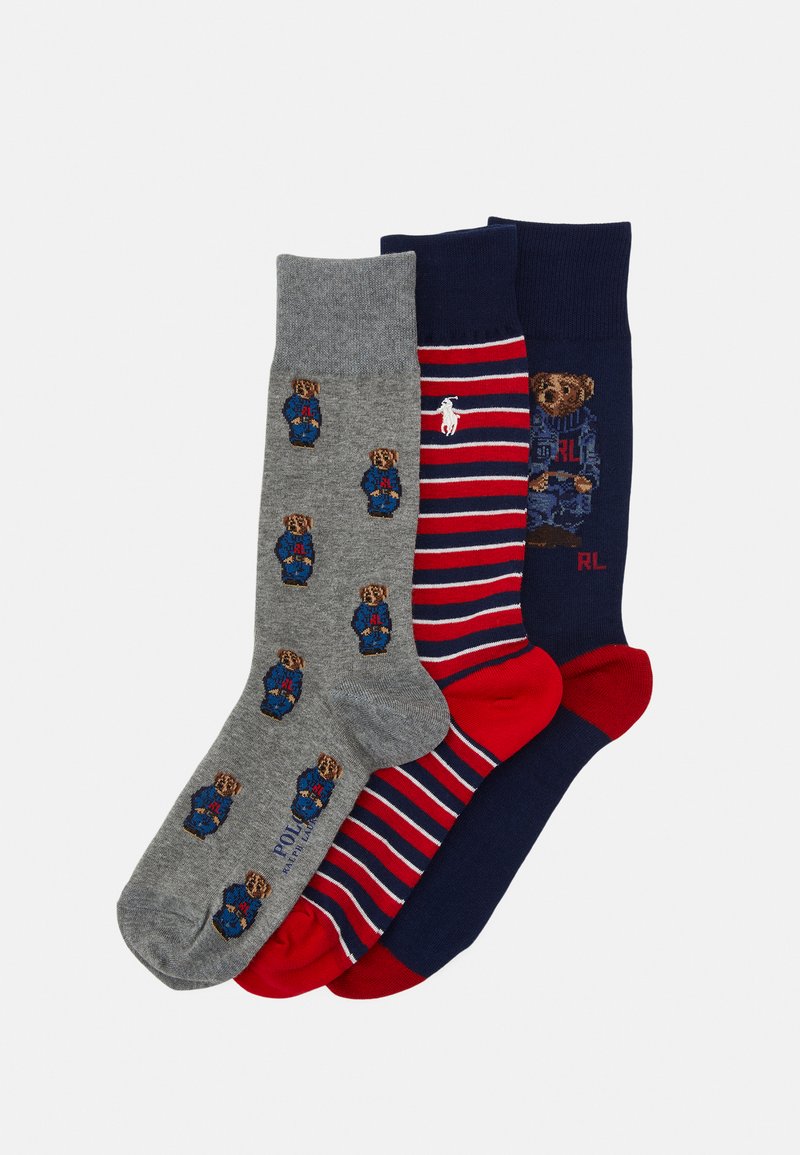 Polo Ralph Lauren HOLIDAY CREW GIFT BOX 3 PACK Socks dark blue