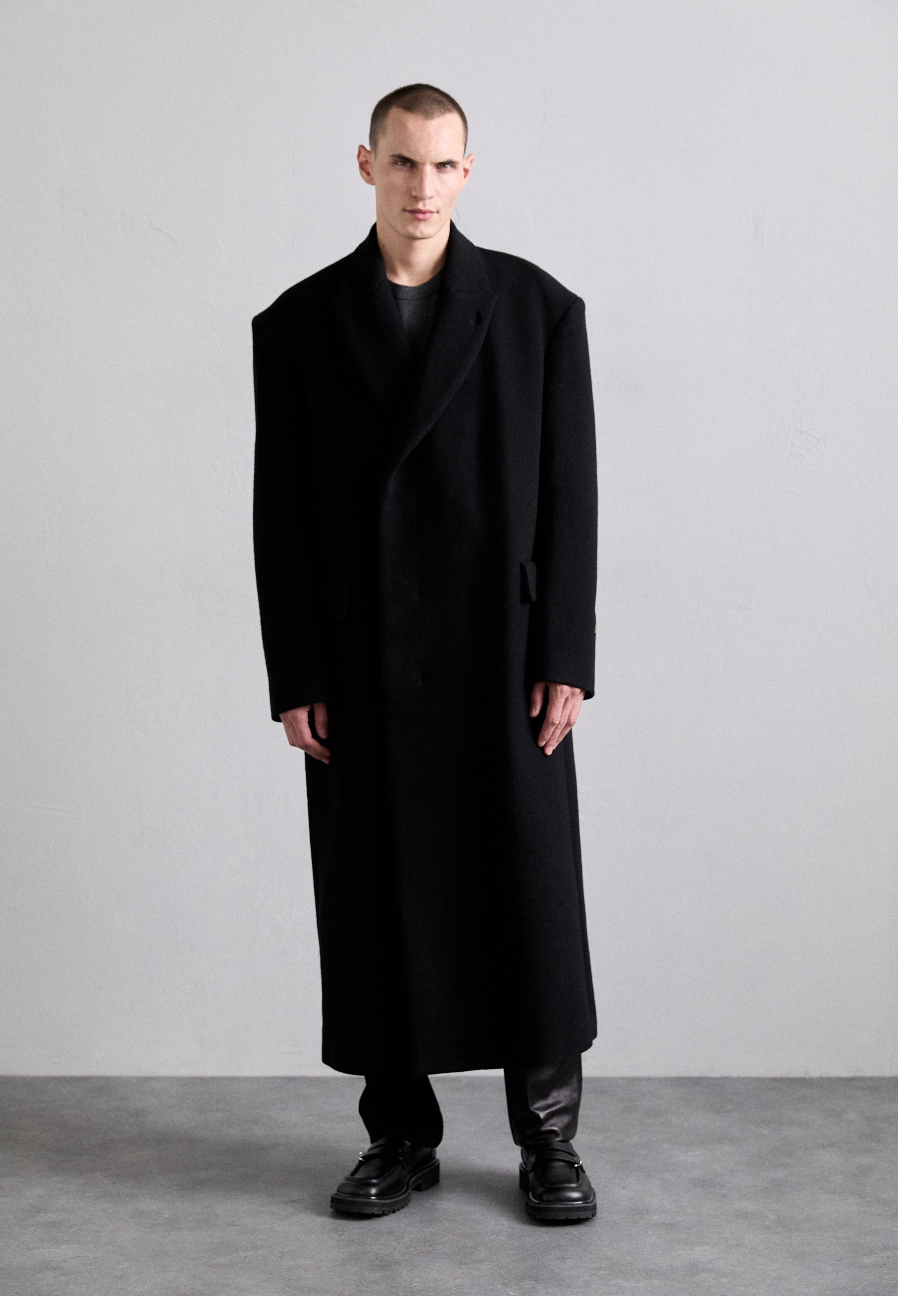 032c DROP COAT - Classic coat - black - Zalando