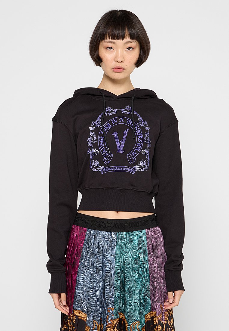 Versace Jeans Couture Hoodie zwart Versace Jeans Couture Hoodie zwart