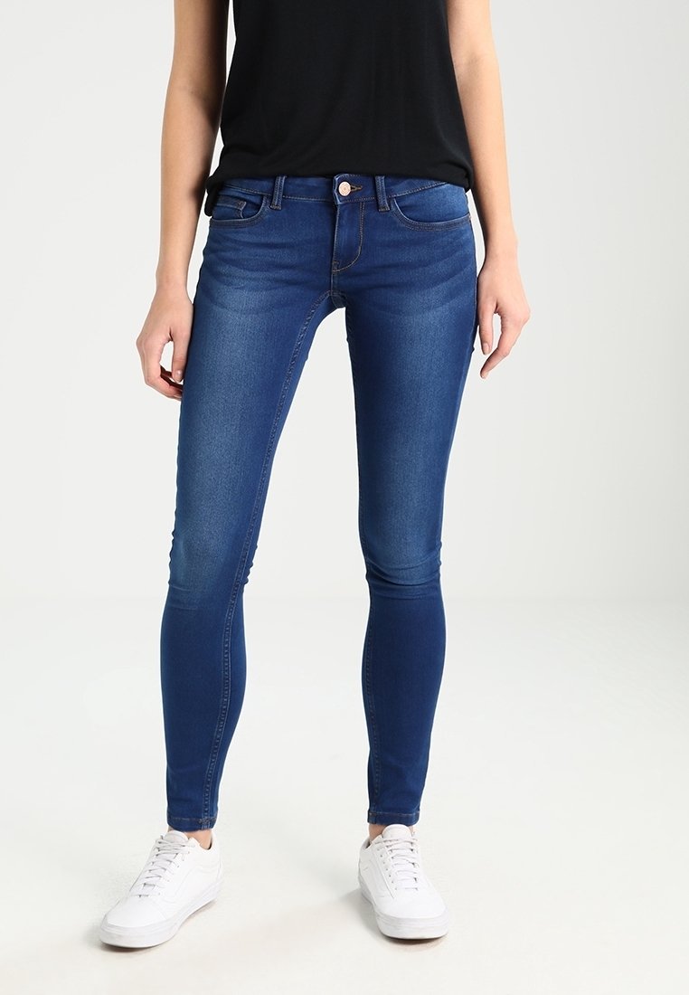 Noisy May Skinny džíny - blue denim