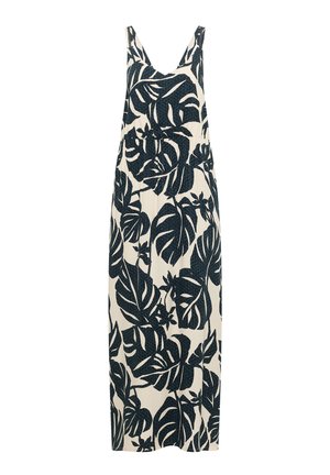 Cecil, MAXI DRESS WITH V-NECK AND PRINT - Robe longue - palm breeze green