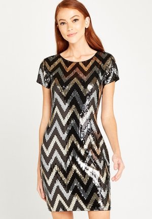 CHEVRON - Robe de soirée - black