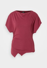 ASYMMETRIC TOP - T-shirt básica - zinfandel