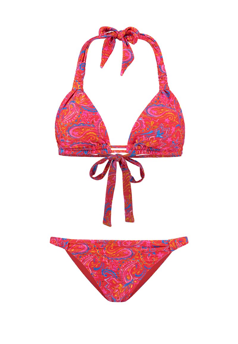 The Sunshine Brand BIBI SET STRUCTURE - Bikini - rio red paisley/rood ...