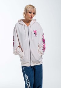 Ed Hardy LOVE WRAPPED RELAXED THRU  - Felpa con zip - pink